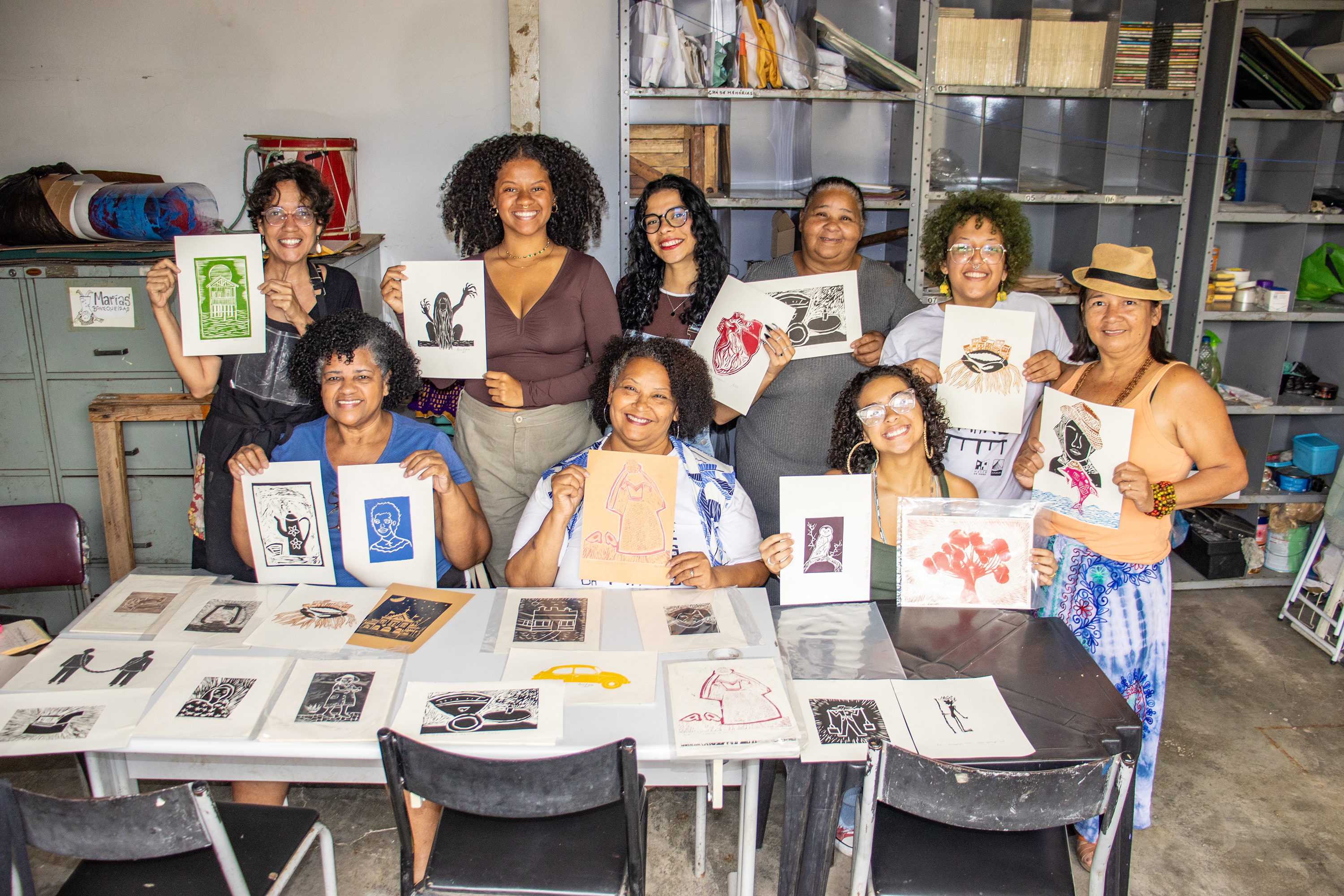 Atelier Popular de Arte da Maré apresenta sua primeira exposição