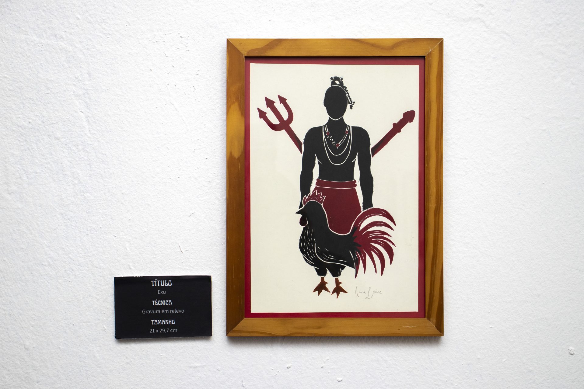 Exposição “Xirê” reúne gravuras de orixás no Museu da Maré